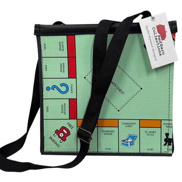 Red Barn Collections Monopoly Board Purse, NWT - Picture 1 of 12